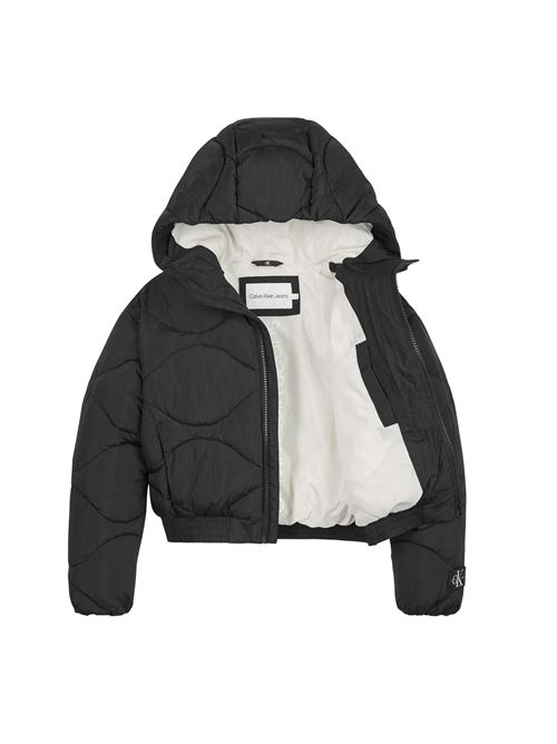 CALVIN KLEIN Cropped quilted down jacket CALVIN KLEIN | CKIG0IG02245BEH